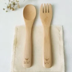 BamBam Bamboo Vork En Lepel Best
