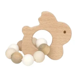 BamBam Bijtring - Rabbit Eco Friendly Wooden New