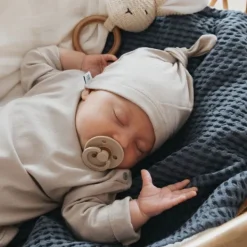 Bamboom Baby Mutsje Beanie - Sand - Prematuur Outlet