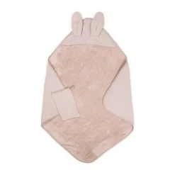 Bamboom Badcape met Washand - Duo Set Waffle - 75x75 cm Outlet