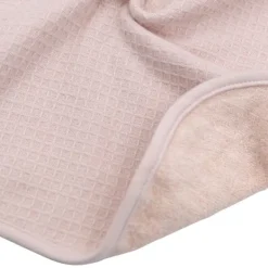 Bamboom Badcape met Washand - Duo Set Waffle - 75x75 cm Outlet