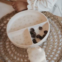 Bamboom Dinerset - Siliconen - Tulips Clearance