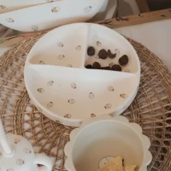 Bamboom Dinerset - Siliconen - Fishes New