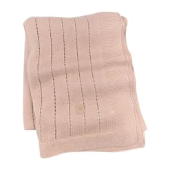 Bamboom Gestreept Wiegdeken - Zomer - Wit - 75 x 100 cm New