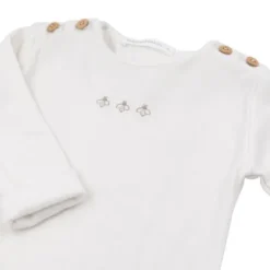 Bamboom Jumpsuit Met Voetjes Bees - Cream Clearance