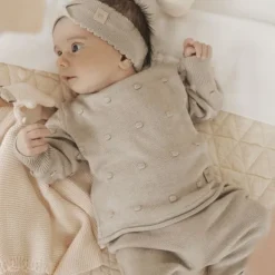 Bamboom Knitted Haarband Camel Best