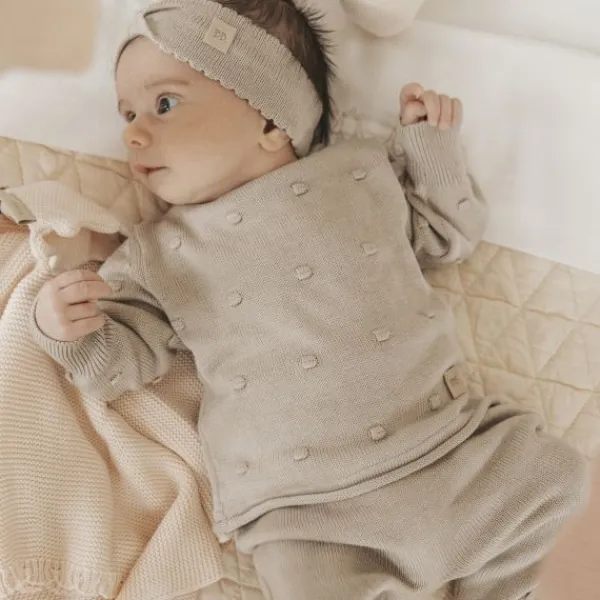 Bamboom Knitted Haarband Camel Best