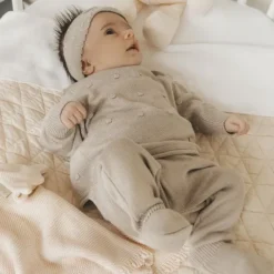 Bamboom Knitted Haarband Camel Best