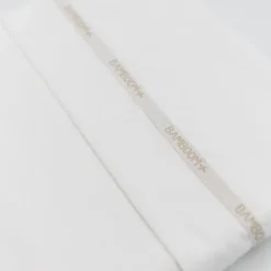 Bamboom Ledikantlaken Met Bies Wit Outlet