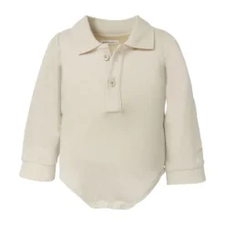 Bamboom Long Sleeve Body Polo - 6 Mnd - Sand Sale