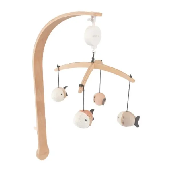 Bamboom Muziekmobiel Vis - Hout - Fish Pink Discount