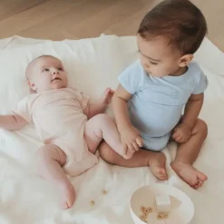 Bamboom Overslag Romper - Blauw - 1 Mnd Sale