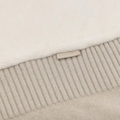 Bamboom 4-Seizoenen Wikkeldeken - Teddy Kasjmier - 80 x 80 cm - Stone Sand Clearance