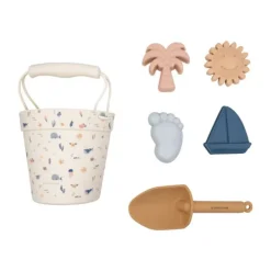 Bamboom Strandset – Emmer, Schep & 4 Vormpjes Discount