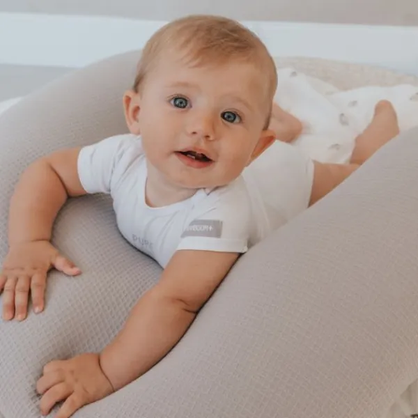 Bamboom Voedingskussen - Grijs Online