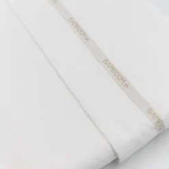 Bamboom Wieglaken Met Bies Wit Online