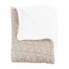 Bamboom Wrinkled Ledikantdeken - Grijs