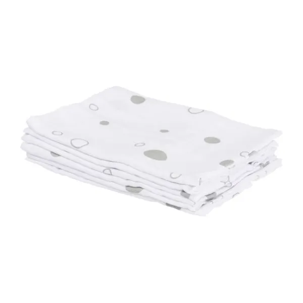 Basicline Bubble Hydrofiel Luiers Grey 6 Stuks grijs Hot