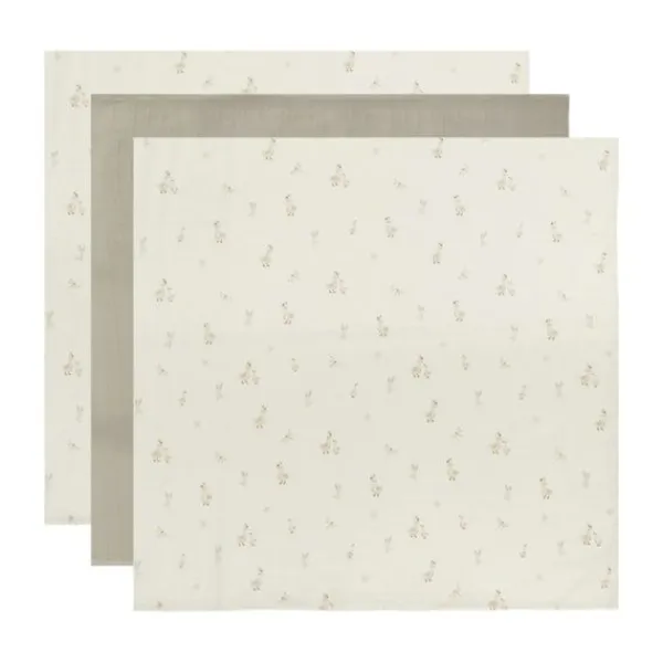Bebe-Jou Bébé-Jou Dear Goose Hydrofiele Doeken - 70x70 cm - 3 Stuks Best