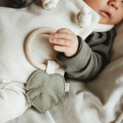 BEZISA Leaves Bijtring Pistache Green Outlet