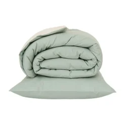 Bibelotte Dekbedovertrek - Zeegroen - 140x220 cm Online