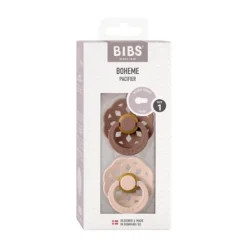 BiBs Boheme Fopspeen Ivory / Sage 0-6 Mnd 2 Stuks Clearance