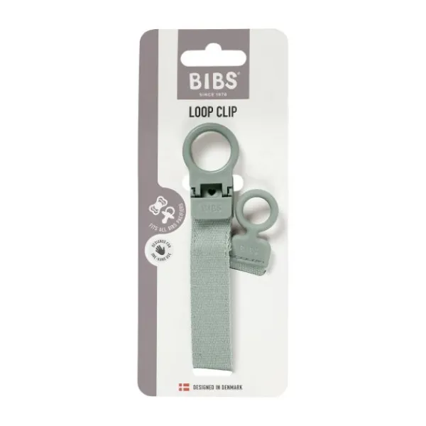 BIBS Clip Loop Speenkoord - Dusty Blue Outlet