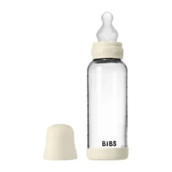 BIBS Fles - Medium Flow - 240 ml - Silicone/Glas - Ivory Discount