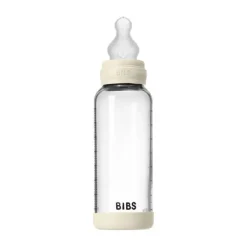 BIBS Fles - Medium Flow - 240 ml - Silicone/Glas - Ivory Discount