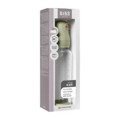 BIBS Fles - Medium Flow - 240 ml - Silicone/Glas - Ivory Discount