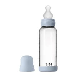 BIBS Fles - Medium Flow - 240 ml - Silicone/Glas - Ivory Discount