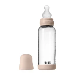 BIBS Fles - Medium Flow - 240 ml - Silicone/Glas - Ivory Discount