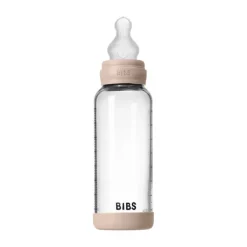 BIBS Fles - Medium Flow - 240 ml - Silicone/Glas - Ivory Discount
