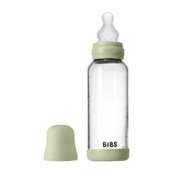 BIBS Fles - Medium Flow - 240 ml - Silicone/Glas - Ivory Discount