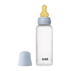 Bibs Fles - Medium Flow - 270 ml - Latex - Baby Blue