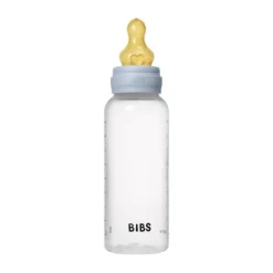Bibs Fles - Medium Flow - 270 ml - Latex - Baby Blue