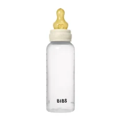 Bibs Fles - Medium Flow - 270 ml - Latex - Baby Blue