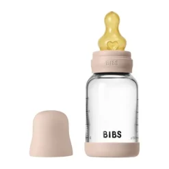 BIBS Fles - Slow Flow - 120 ml - Glas/Latex - Ivory Sale