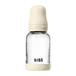 BIBS Fles - Slow Flow - 120 ml - Glas/Latex - Ivory Sale