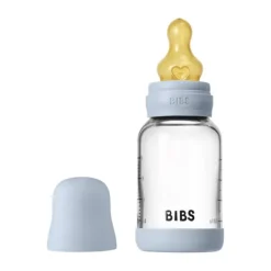 BIBS Fles - Slow Flow - 120 ml - Glas/Latex - Ivory Sale