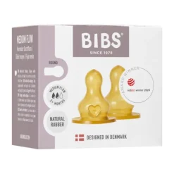 BIBS Flesspeen Rond - Medium Flow - 2 Pack - Latex Discount