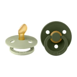 BiBs Fopspeen Anatomisch - 6-18 Mnd - 2 Stuks - Sage / Hunter Green New