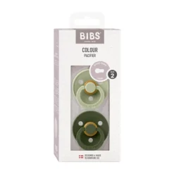 BiBs Fopspeen Dark Oak / Ivory 0-6 Mnd 2 Stuks Outlet