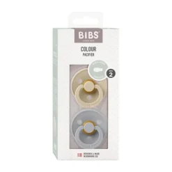 BIBS Fopspeen Symmetrisch - 6-18 Mnd - 2 Stuks - Vanilla / Cloud