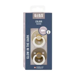 BiBs Glow Fopspeen - 18+ Mnd - Sage / Vanilla