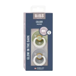 BiBs Glow Fopspeen - 18+ Mnd - Sage / Vanilla