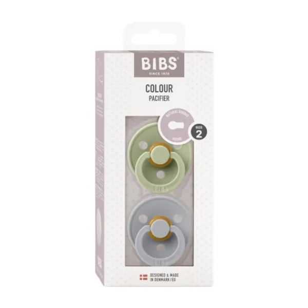 BiBs Glow Fopspeen - 18+ Mnd - Sage / Vanilla