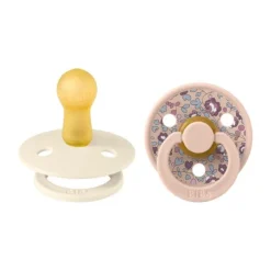 BiBs X Liberty Eloise Fopspeen - 0-6 Mnd - 2 Stuks - Blush Mix Sale