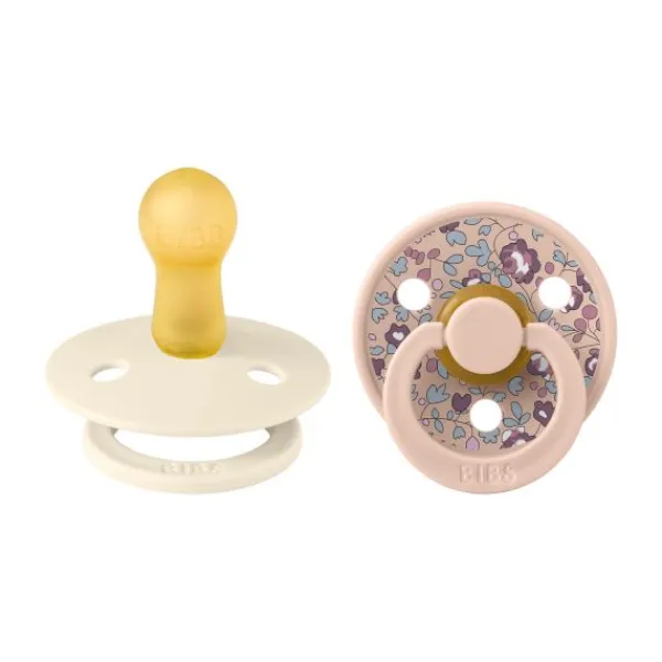 BiBs X Liberty Eloise Fopspeen - 6-18 Mnd - 2 Stuks - Blush Mix New