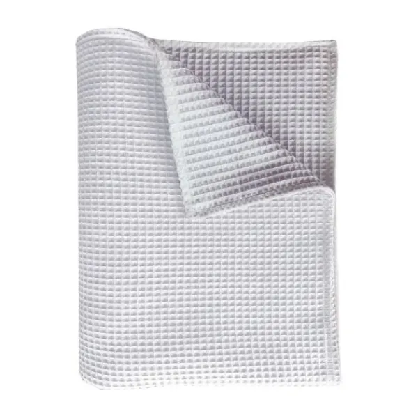 Bink Bedding Pique Ledikantdeken Dusty / Wit 100 x 150 cm Clearance